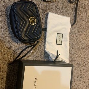 Gucci marmont metalesse mini bag